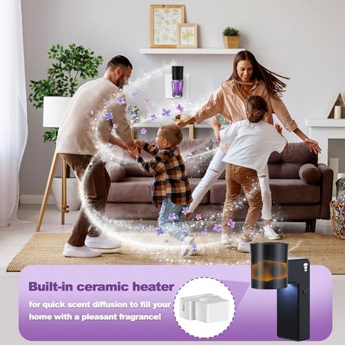 ROSSEX 2PCS Wall Fragrance Plug In with Night Light