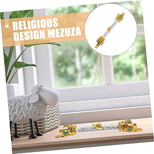 Metal Mezuzah Door Ornament Jewish Decor Lintel