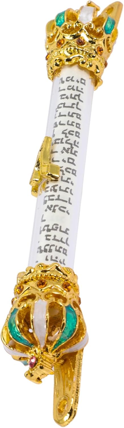 Jewish Metal Mezuzah Door Hanging Decor Scripture Lintel