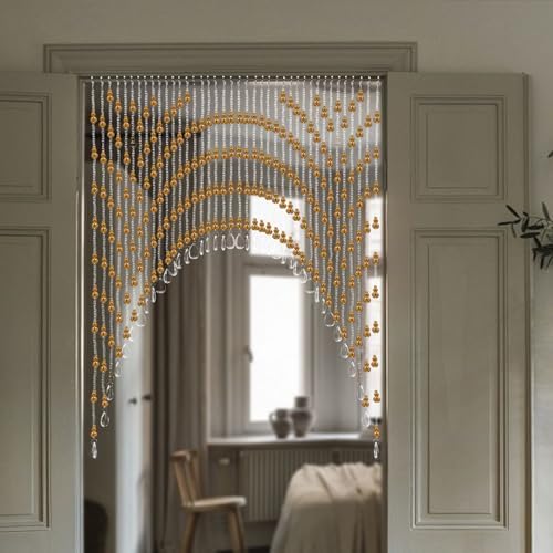 40 Strings Beaded Curtain for Doorways and Windows