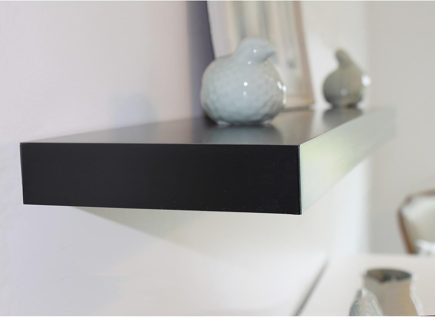 InPlace Heavy Duty Floating Shelf - Black