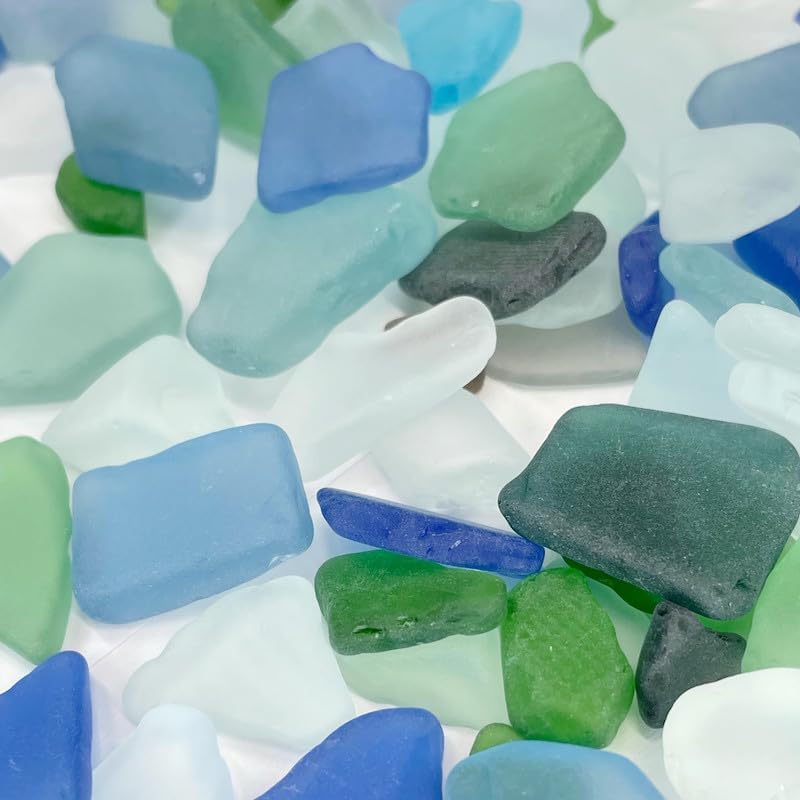 Bahama Mix Sea Glass for Decor and Crafting