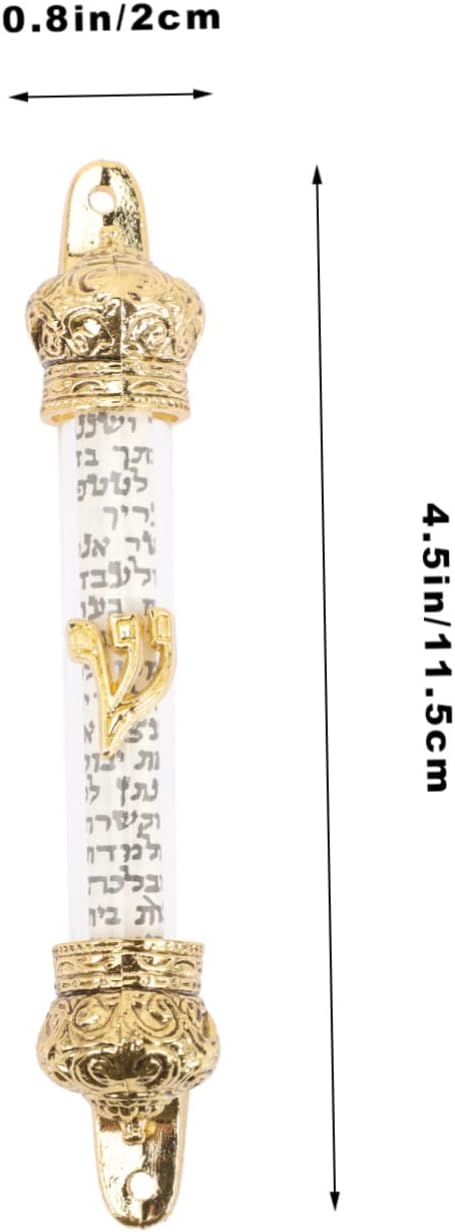 Metal Mezuzah Door Decor Religious Design