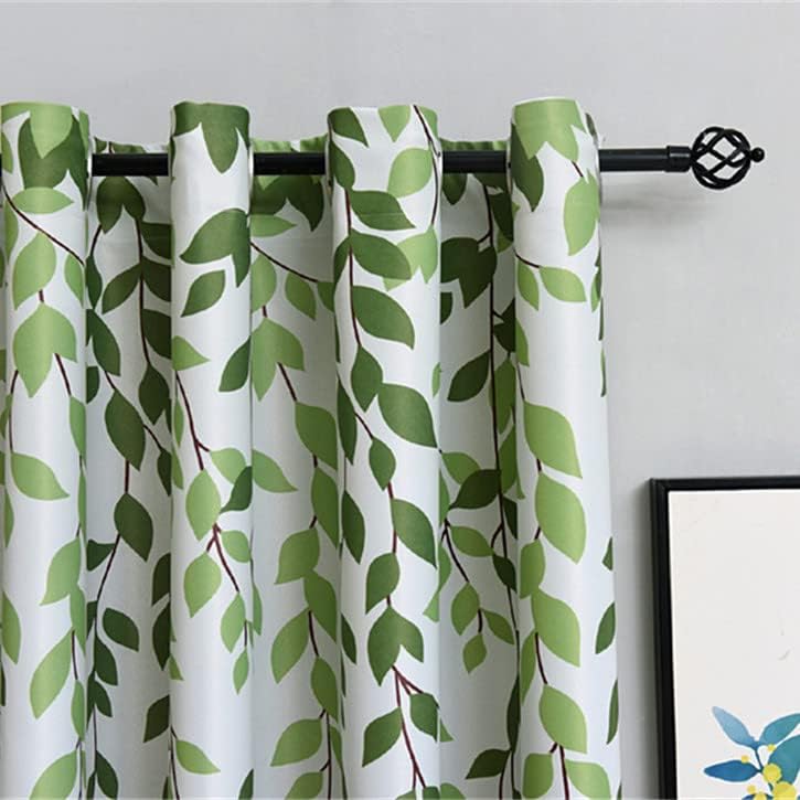 WPKIRA Blackout Curtains Birds Leaves Print 39x78 Inch 1 Panel