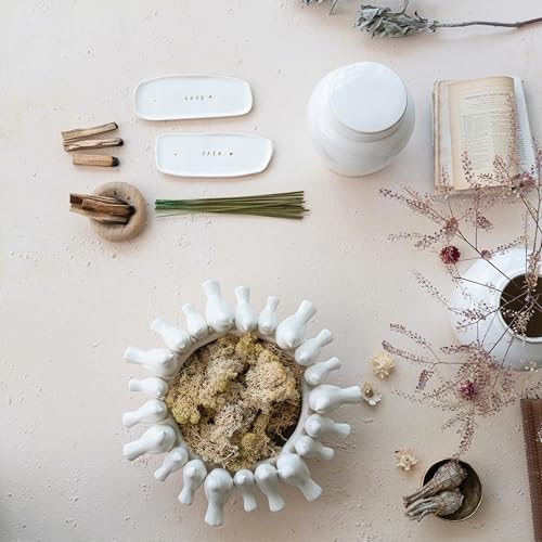 Creative Co Op Sandstone Incense Holder Natural Shape