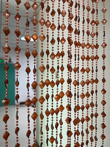 ZiDeTang Maple Leaf Beaded Curtain Panel