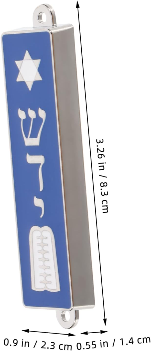ABOOFAN Star Mezuzah with Scroll for Front Door