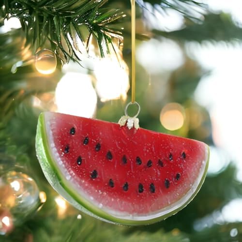 Cody Foster Co Juicy Watermelon Slice Hanging Ornament