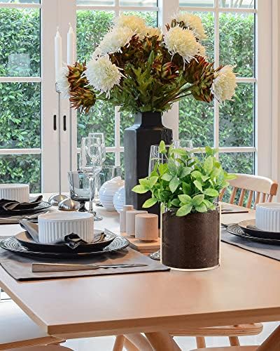 Meekoo 3 Piece Clear Acrylic Cylinder Vase Set