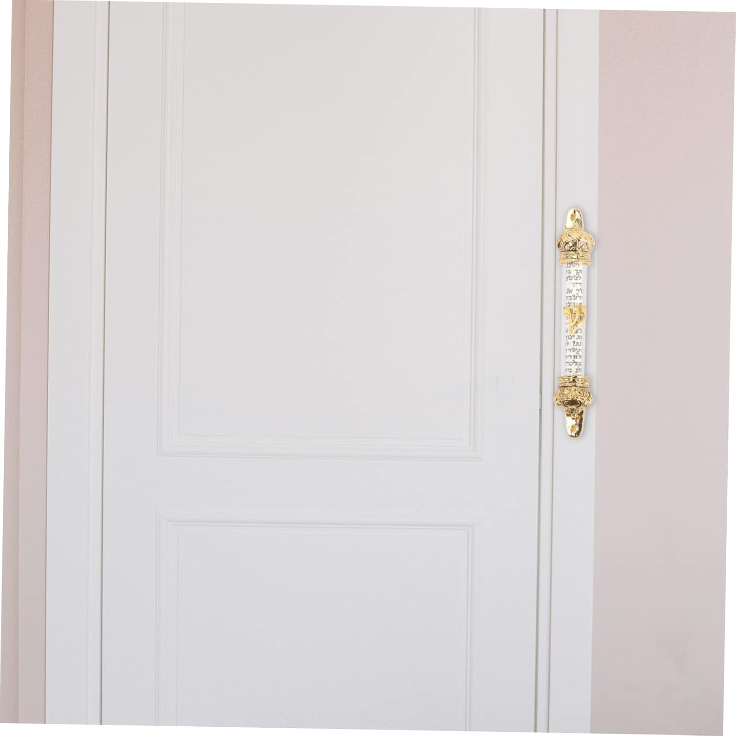 Metal Mezuzah Door Decor Religious Design