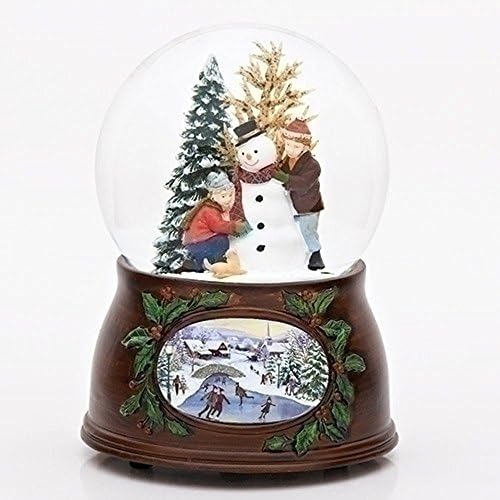 Roman 5 Inch 100mm Kids Snowman Dome Snow Globe