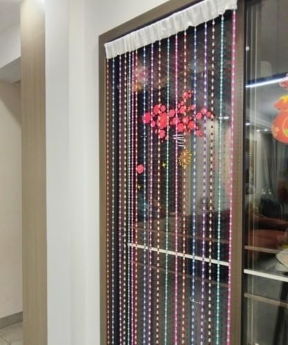 Ave Split Beaded Curtain Doorway Decor Screen