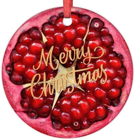 Pomegranate Christmas Tree Ornaments 3 Inch