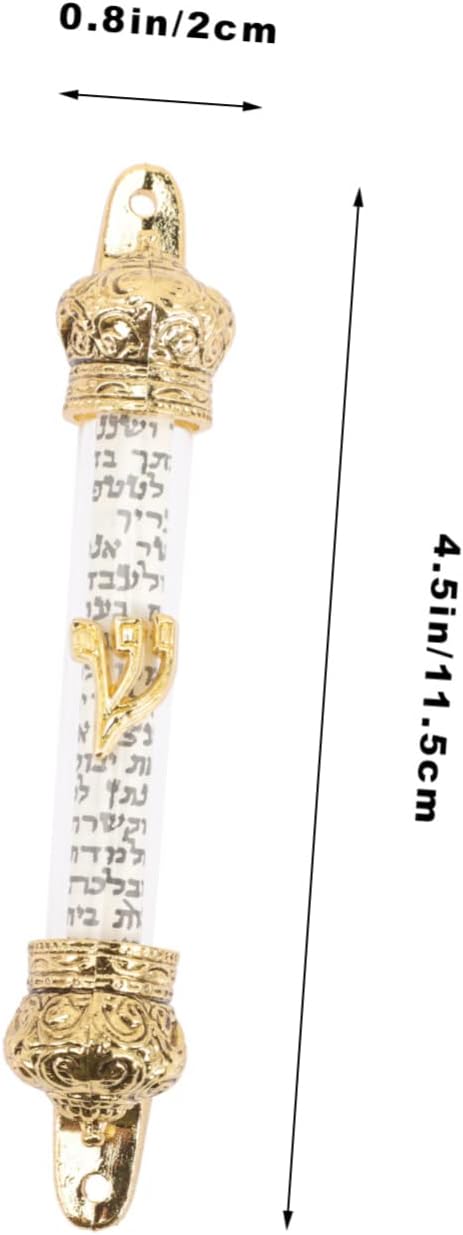 Antique Design Metal Mezuzah Door Decor