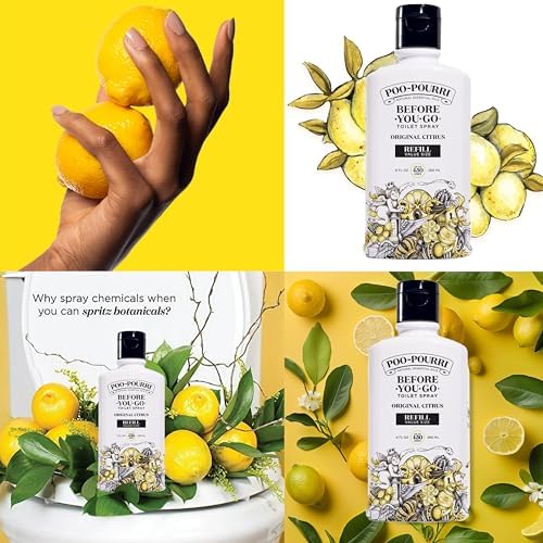 Original Citrus Toilet Spray Refill 9 Fl Oz 2 Pack