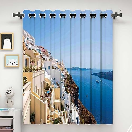 ZYMECH Heavy Weight Blackout Curtains 1 Panel 47x701 Inches