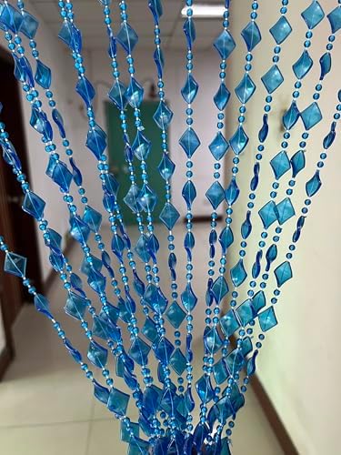 ZiDeTang Acrylic Maple Leaf Beaded Curtain Panel