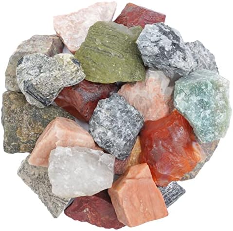 Mixed Raw Stones For Jewelry Making 1 lb Rough Gemstones