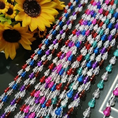 Ave Split Beaded Curtain Doorway Decor Screen
