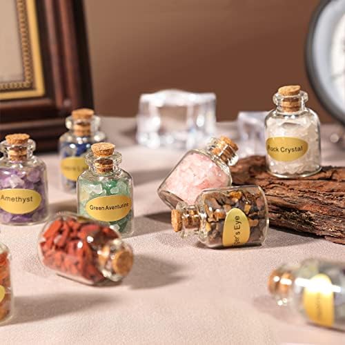 SUNYIK 9 Mini Crystal Healing Stones Set