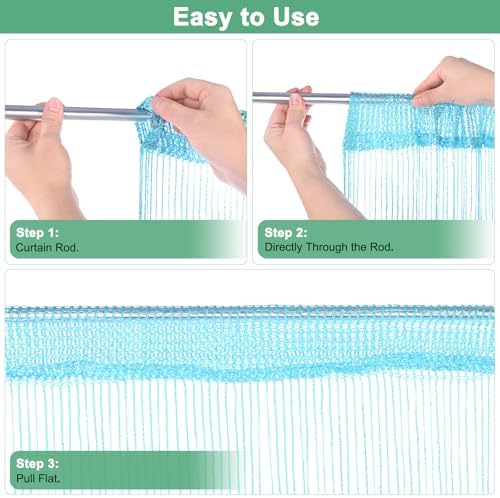 Decorative Door String Curtain with Fringe Design Fruit Green