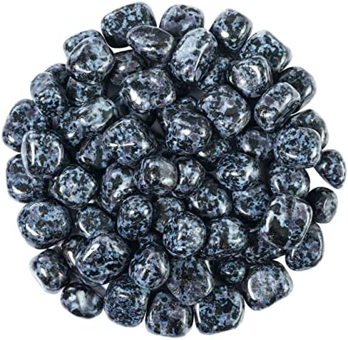 Crocon Indigo Gabbro Tumbled Stones Crystal Kit 1LB 20-25mm