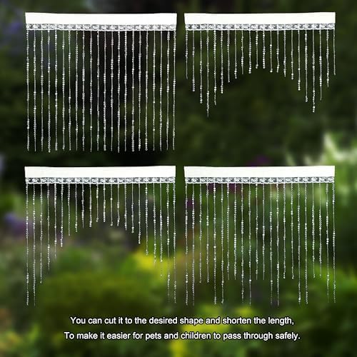 YaoYue Crystal Beaded Curtain Door Room Divider