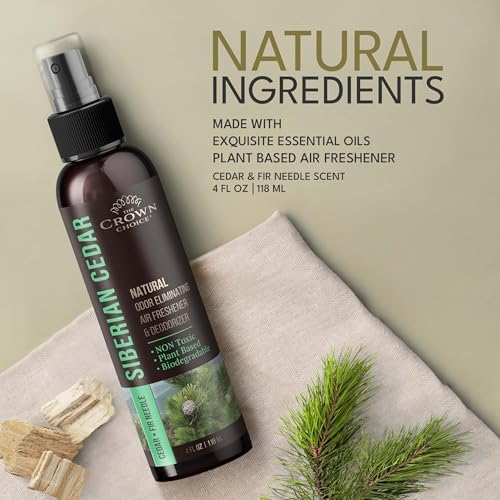 The Crown Choice Natural Cedar Oil Spray 2 Pack 4 Oz Each