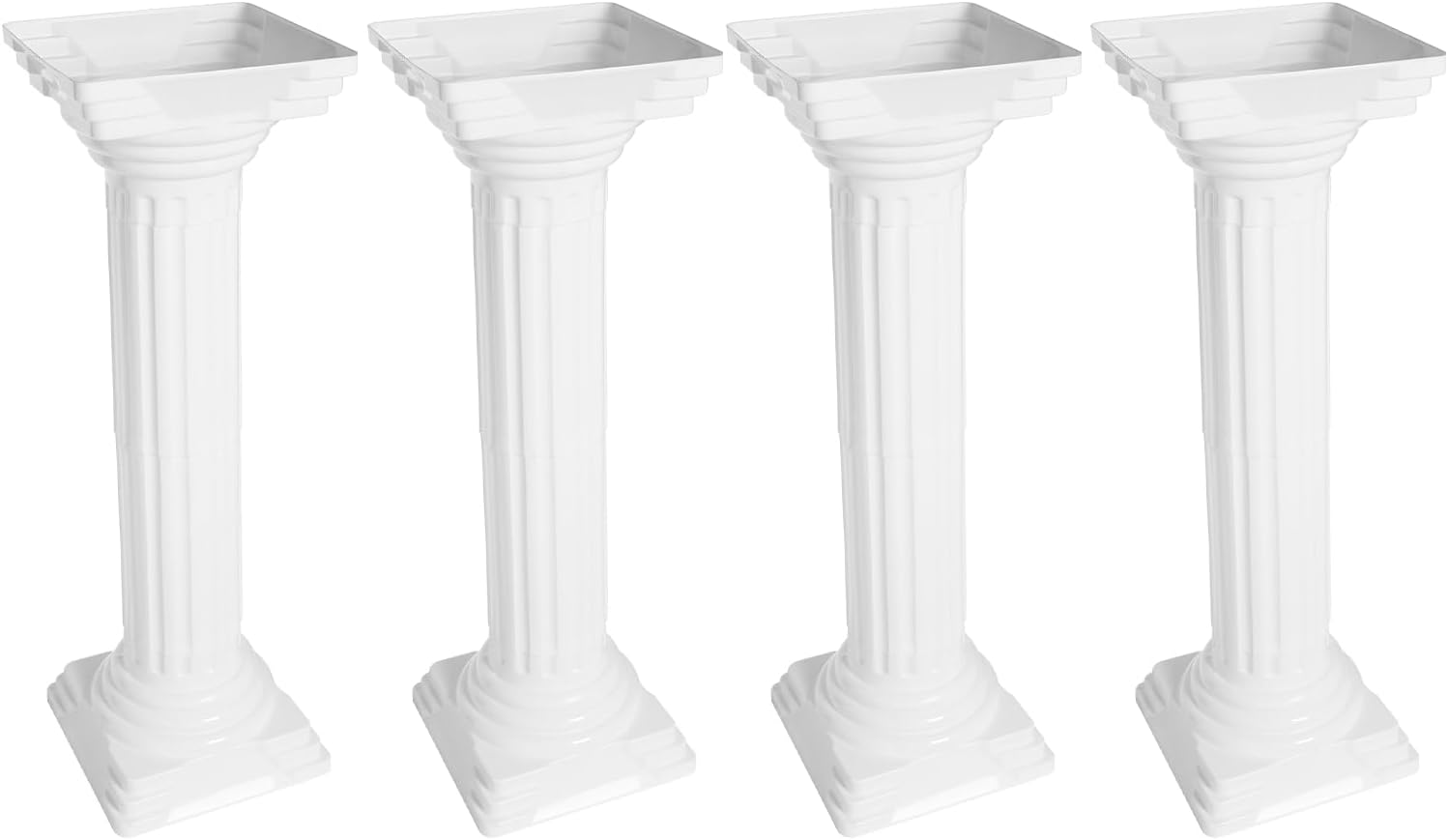 Roman Pillars Party Decor Set of 4 with Adjustable Height