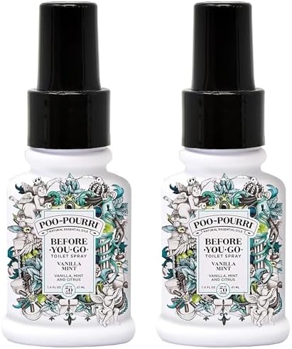 Poo-Pourri Toilet Spray Vanilla Mint 14 oz 2 Count