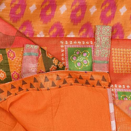 THE ART BOX Indian Silk Blend Sari Curtains 2 Panel