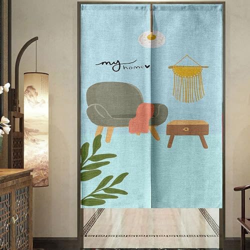 Chickwin Japanese Door Curtain with Nordic Style