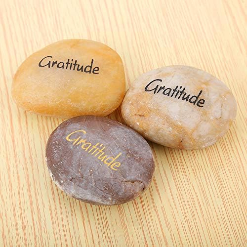 ROCKIMPACT Gratitude Stones 12pcs Pocket Rock Set