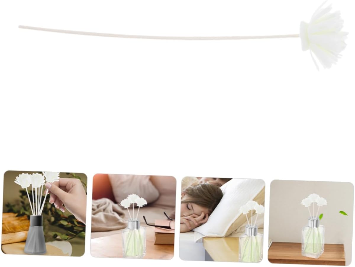 15pcs Artificial Chrysanthemum Diffuser Sticks for Aroma and Decor