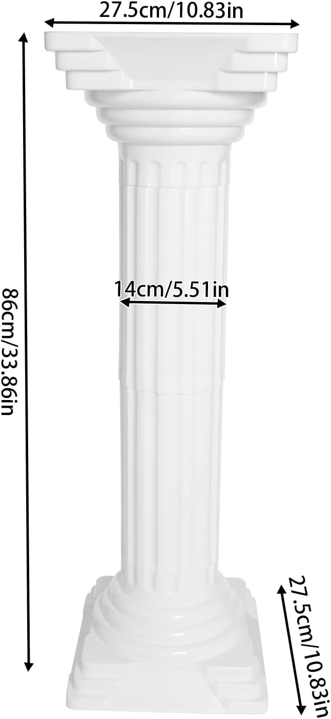 Roman Pillars Party Decor Set of 4 with Adjustable Height