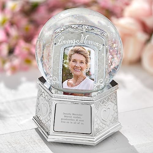 THINGS REMEMBERED Musical Photo Snow Globe with Engraving