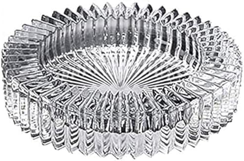 Artistic Glass Ashtray - 6 Round for Home or Office