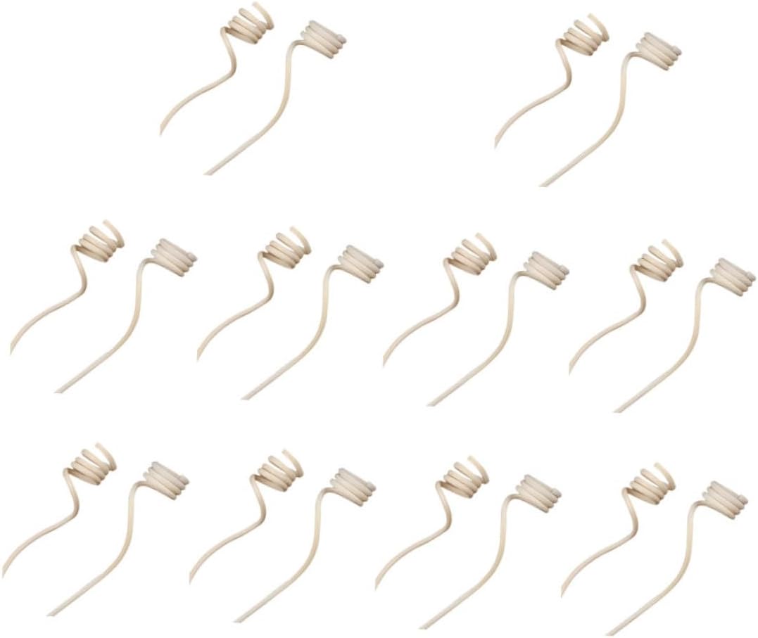 20pcs Spiral Rattan Diffuser Sticks for Home Aromatherapy