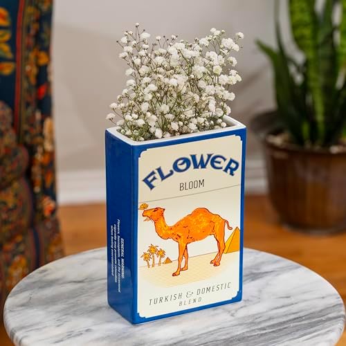 Vintage Inspired Flower Vase - Orange
