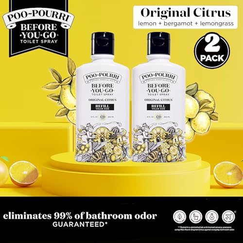 Original Citrus Toilet Spray Refill 9 Fl Oz 2 Pack