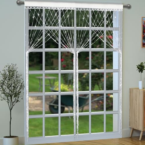 YaoYue Crystal Beaded Curtain Door Room Divider