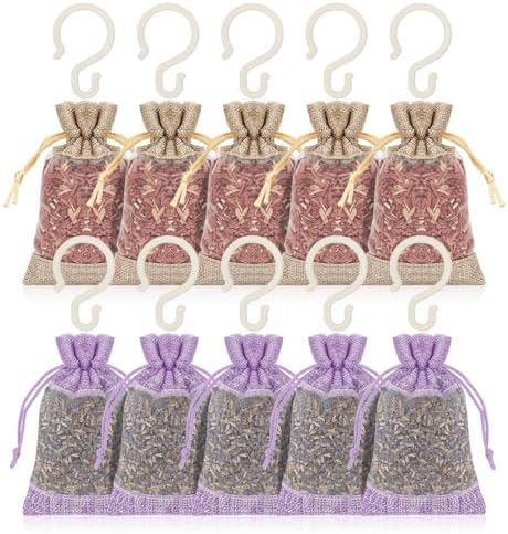 Homode Cedar Wood Lavender Sachets - Pack of 10