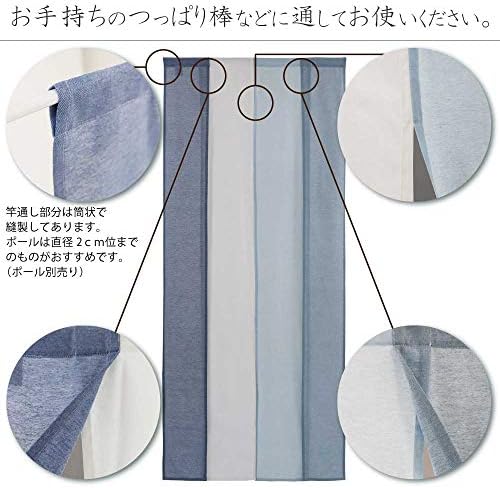 Sunnyday Fabric Doorway Curtain Tapestry Japanese Noren Room Divider Blue