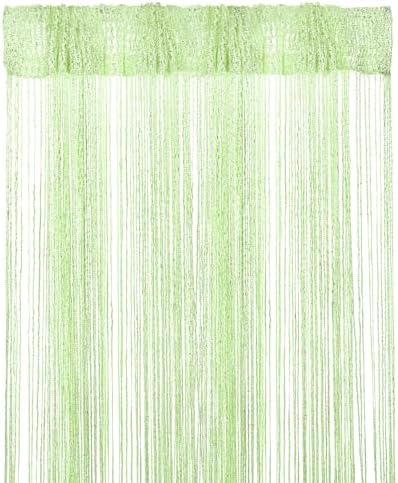 Decorative Door String Curtain with Fringe Design Fruit Green