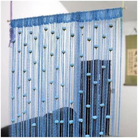 Floral Thread Curtains 100x200cm Decorative Room Divider
