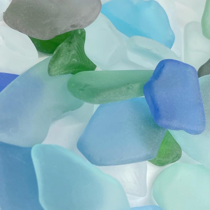 Bahama Mix Sea Glass for Decor and Crafting
