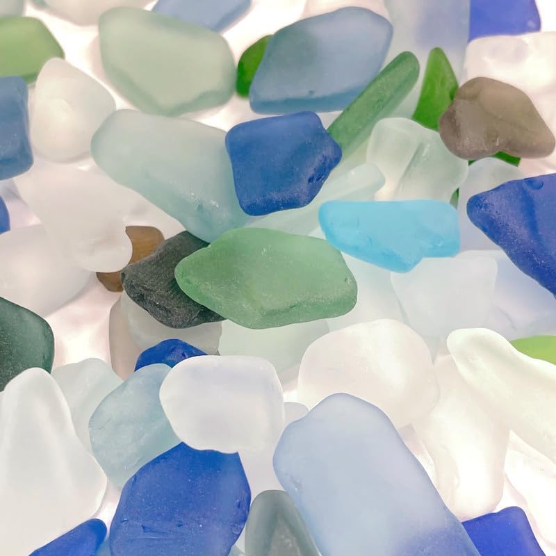 Bahama Mix Sea Glass for Decor and Crafting