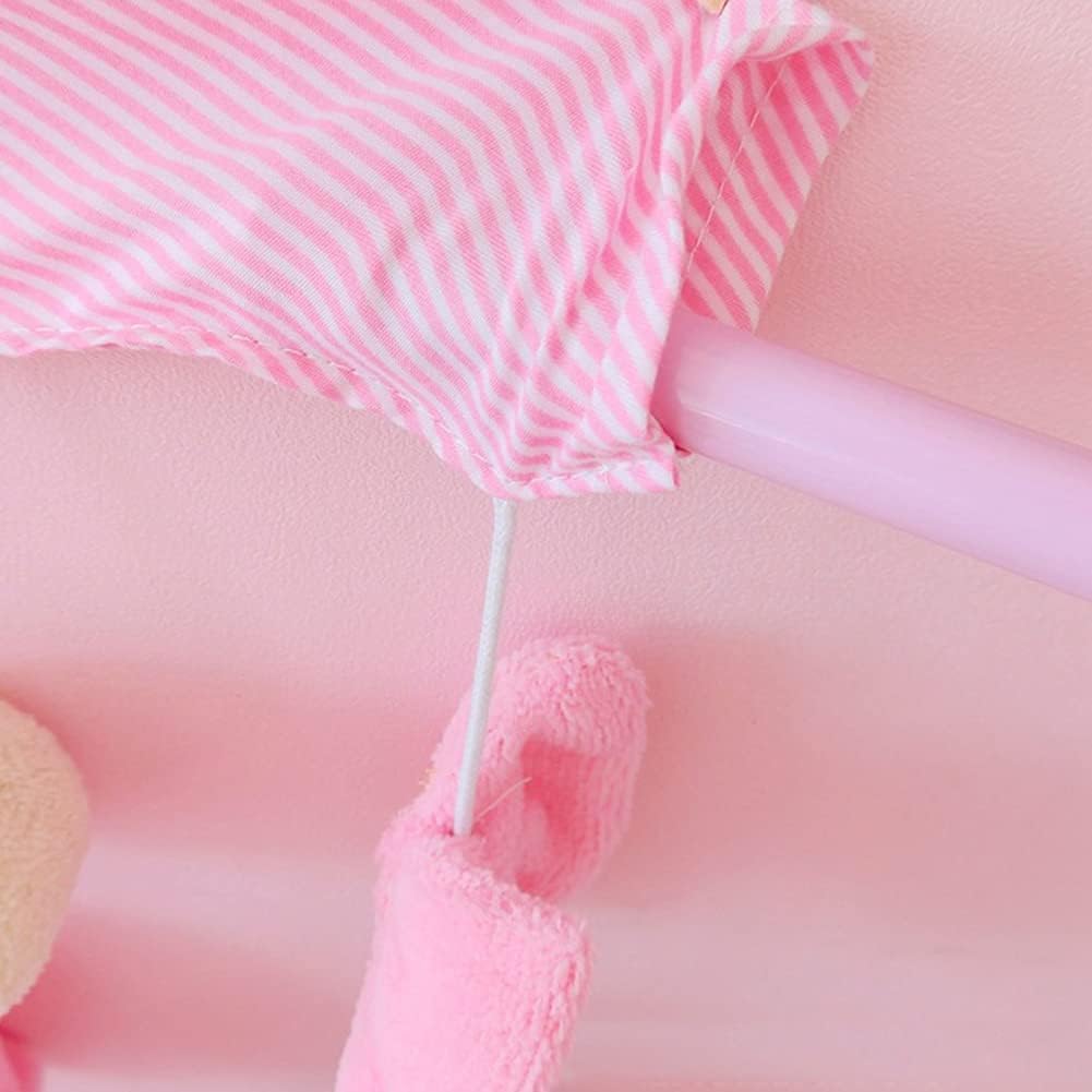 Kawaii Doorway Curtains with Fluffy Star Bowknot Pentacle Garland