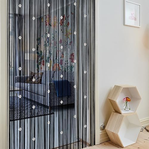 Beaded String Curtains for Boho Bedroom Decor