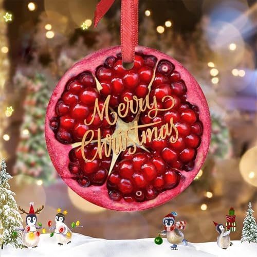 Pomegranate Christmas Tree Ornaments 3 Inch